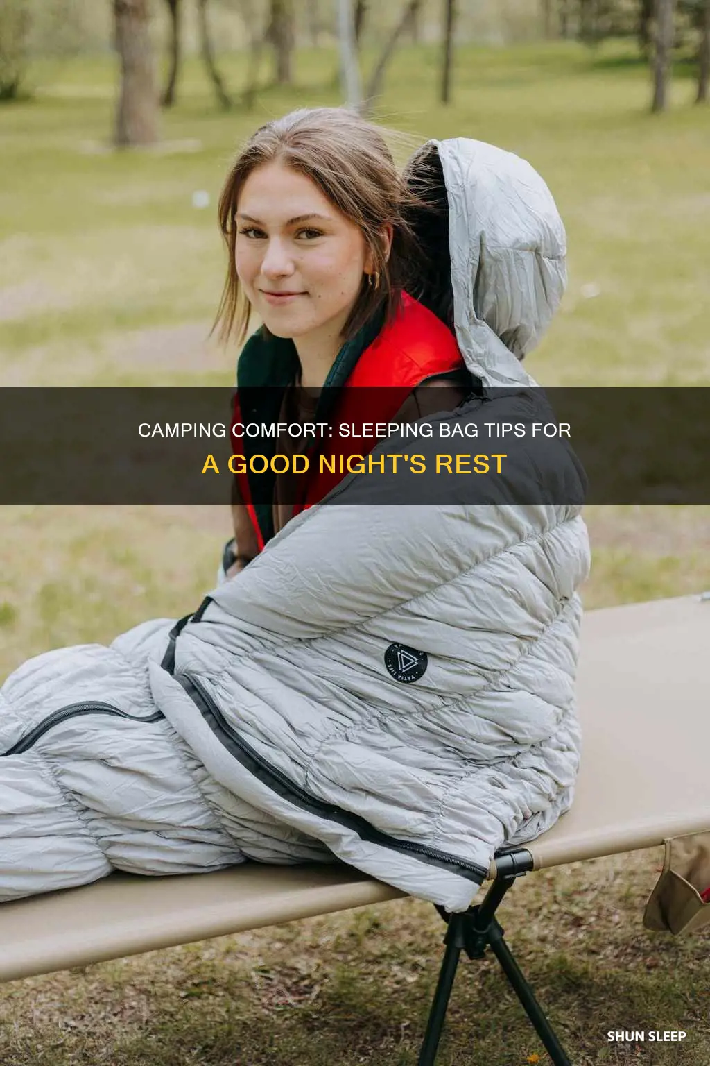 how to sleep comfortably in a sleeping bag
