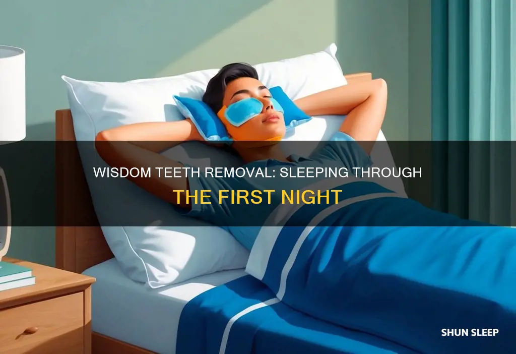 how to sleep day of wisdom teeth removal