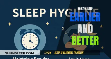 Sleep Better: Simple Tips for an Earlier Bedtime