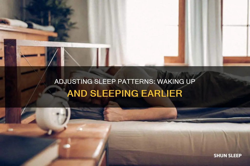 how to sleep earlier and wake up earlier