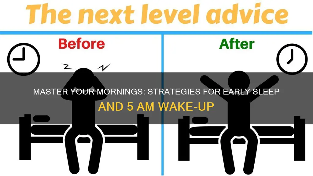 how to sleep early and wake up at 5