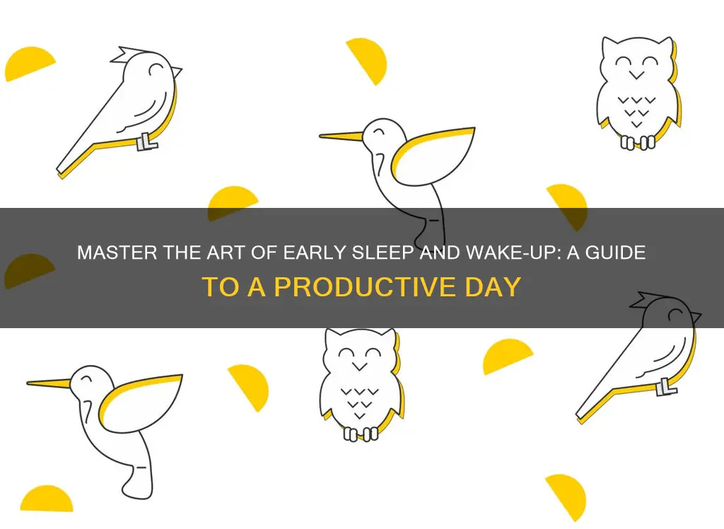 how to sleep early and wake up early