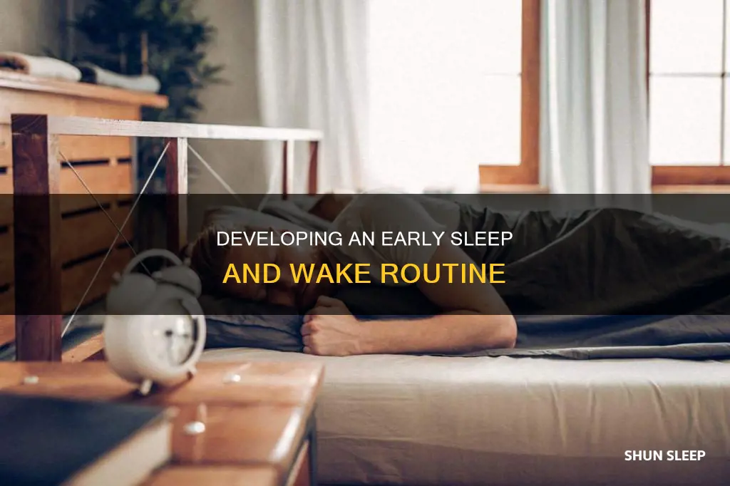how to sleep early and wake up early