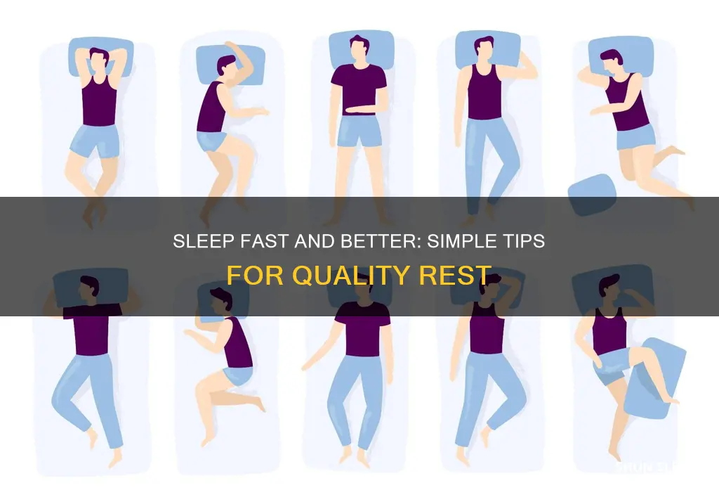 how to sleep fast and better