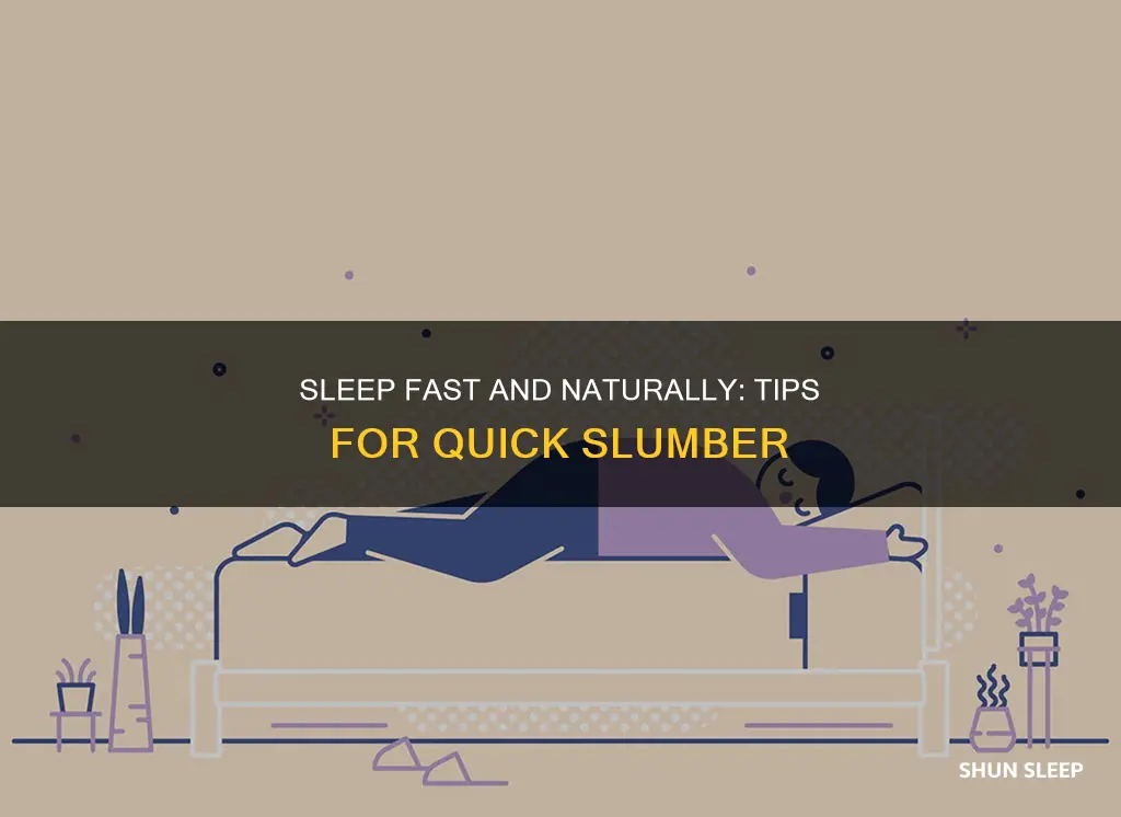 how to sleep fast without medicine