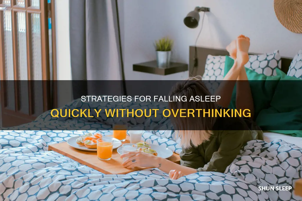 how to sleep fast without overthinking