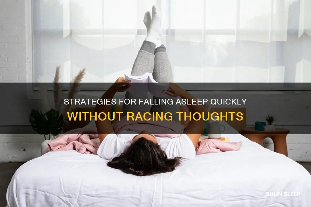 how to sleep fast without thinking