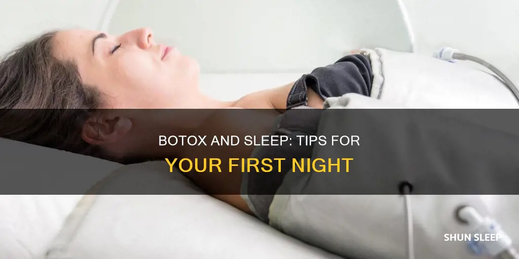 how to sleep first day of botox