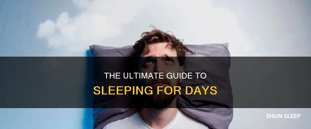 how to sleep for multiple days