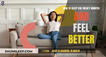 Short Power Naps: 20 Minutes to Feel Refreshed