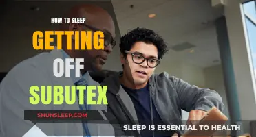 Overcoming Insomnia: Tips for Better Sleep After Subutex Detox