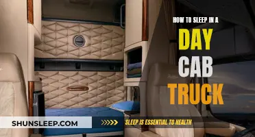 Sleeping in a Day Cab Truck: Tips for Comfort