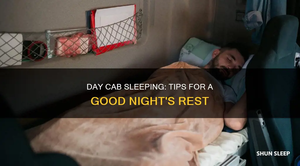 how to sleep in a day cab