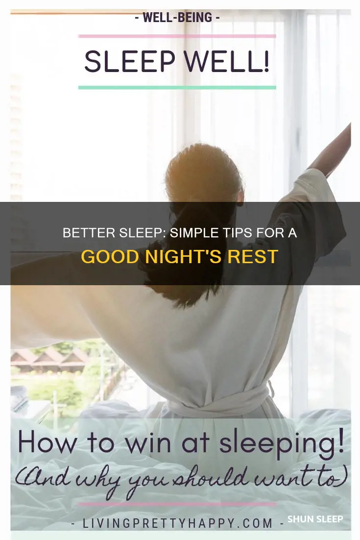how to sleep in better