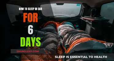 Car Camping: Sleeping Comfortably in Your Car for Six Days