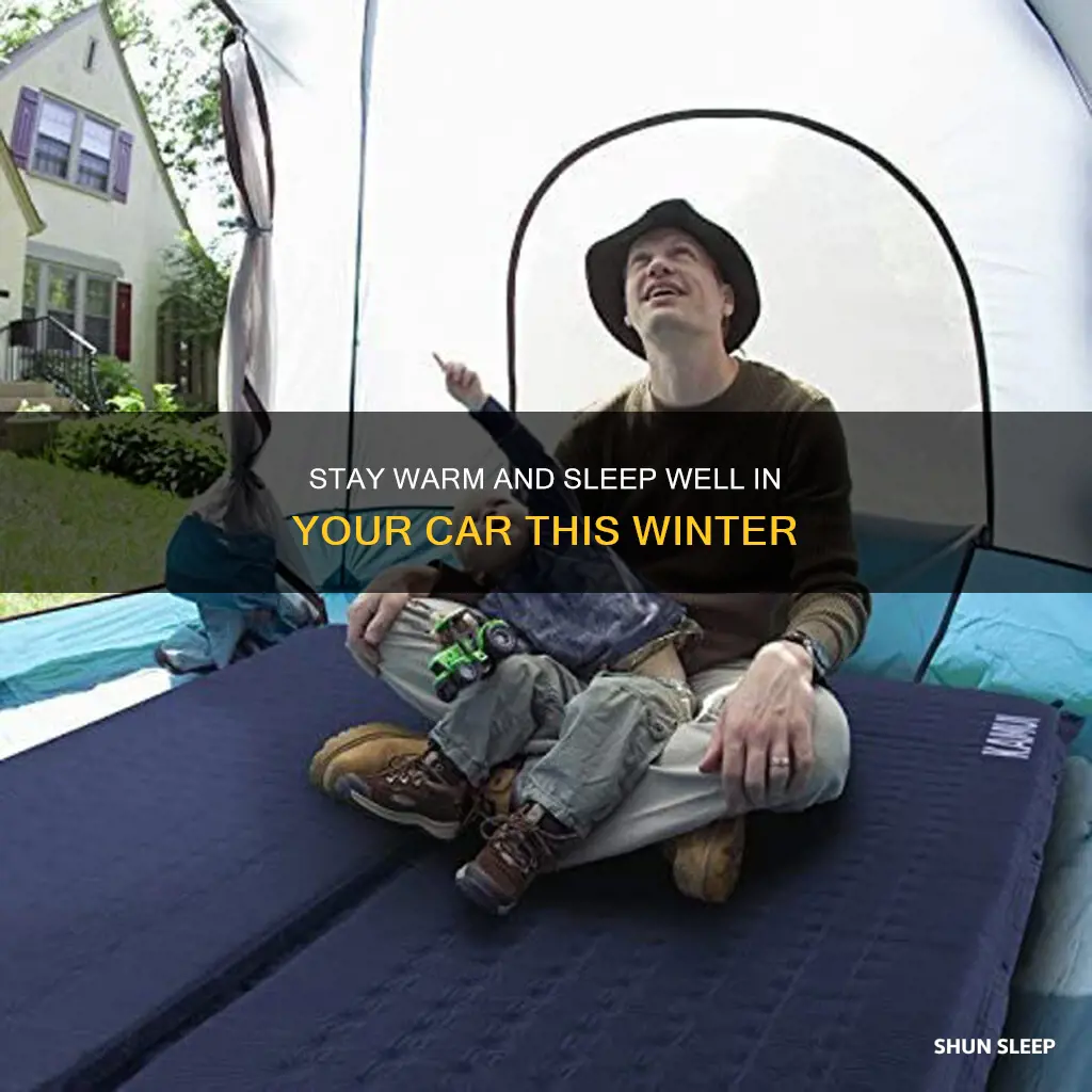 how to sleep in car without freezing
