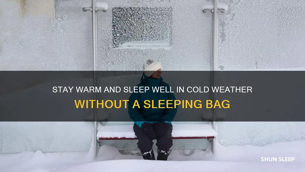 how to sleep in cold without sleeping bag