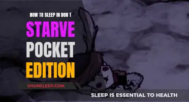 Don't Starve: Sleeping Strategies for Pocket Edition