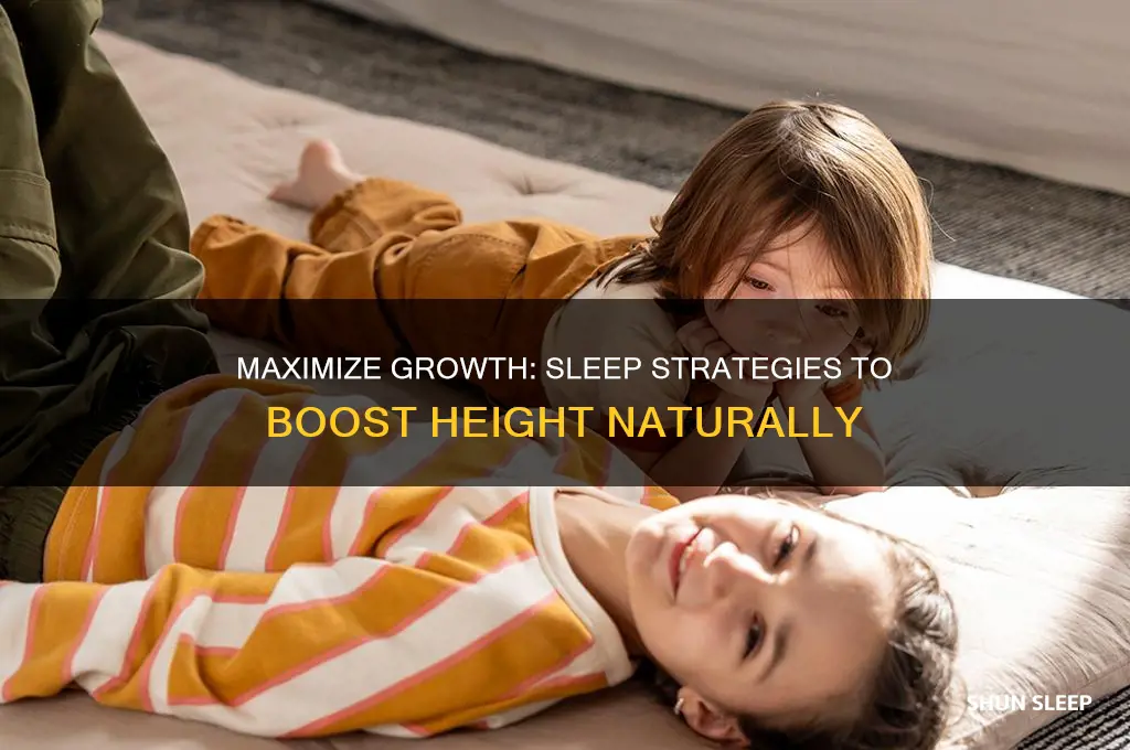 how to sleep in order to get taller