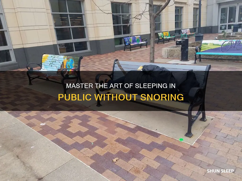 how to sleep in public without snoring