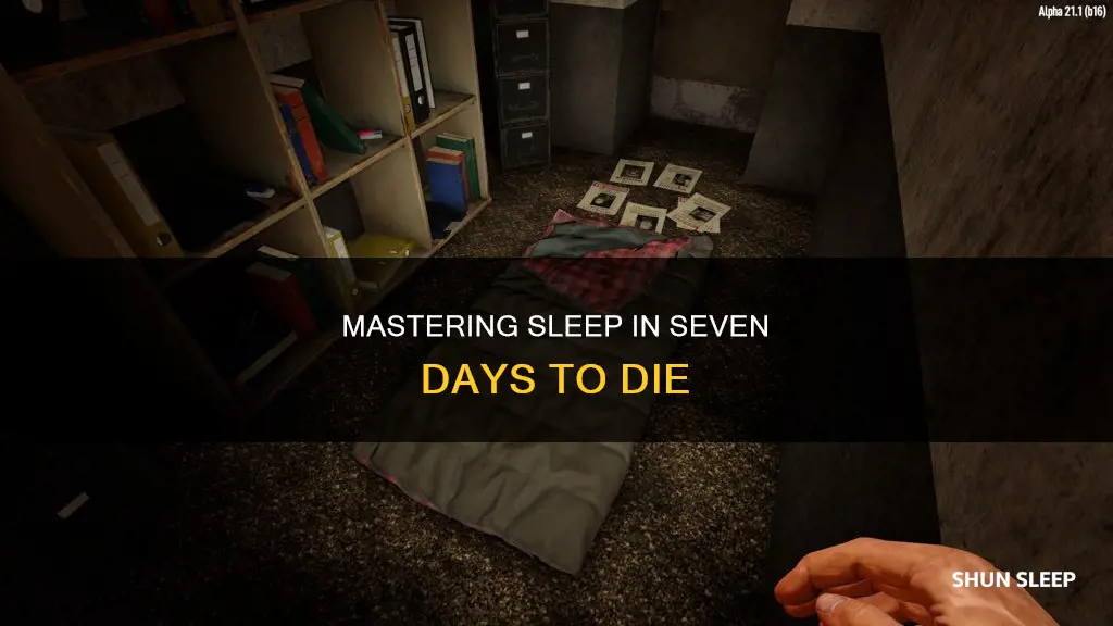 how to sleep in seven days to die