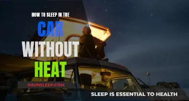 Surviving Cold Nights: Sleeping Warmly in Your Car Without Heat