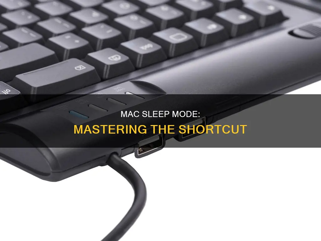 how to sleep mac without mouse