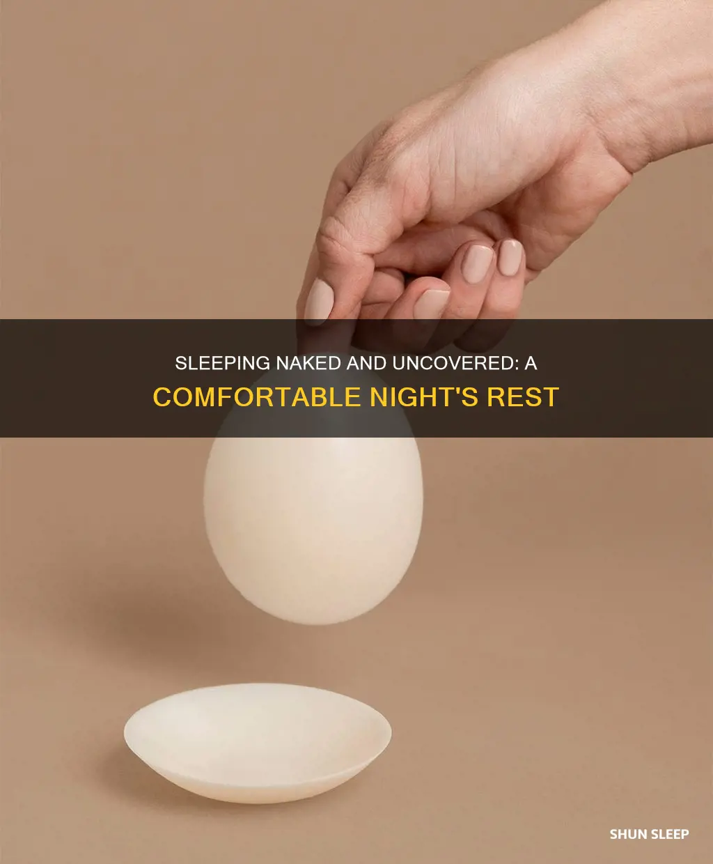 how to sleep naked without covers