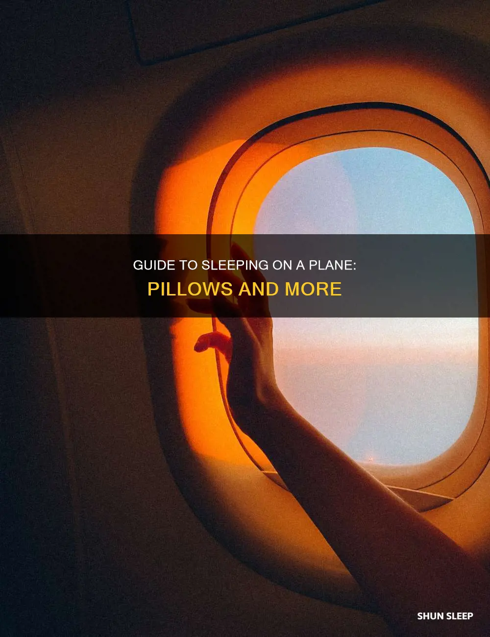how to sleep on a plane pill