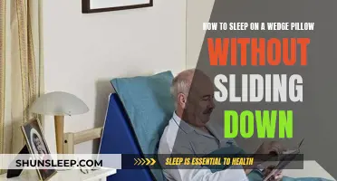 Use a Wedge Pillow and Stop Sliding Down
