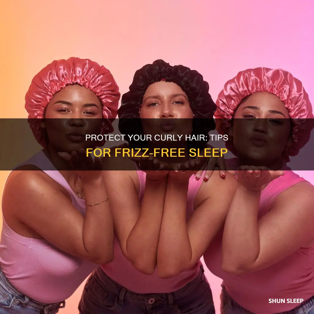 how to sleep on curly hair without frizz
