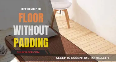 Sleeping on Hard Floors: A Guide to Comfort Without Padding