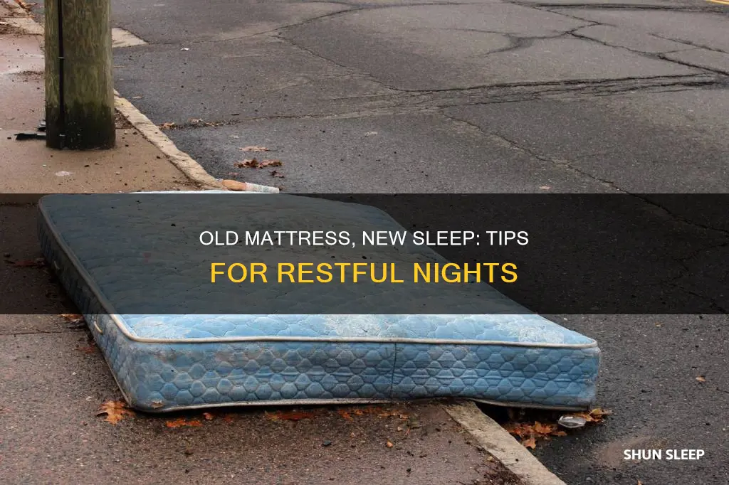 how to sleep on old used mattress