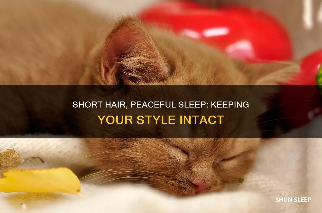 how to sleep on short hair without messing it up