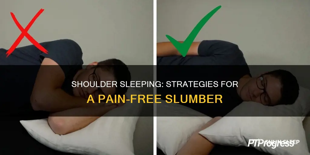 how to sleep on shoulder without pain