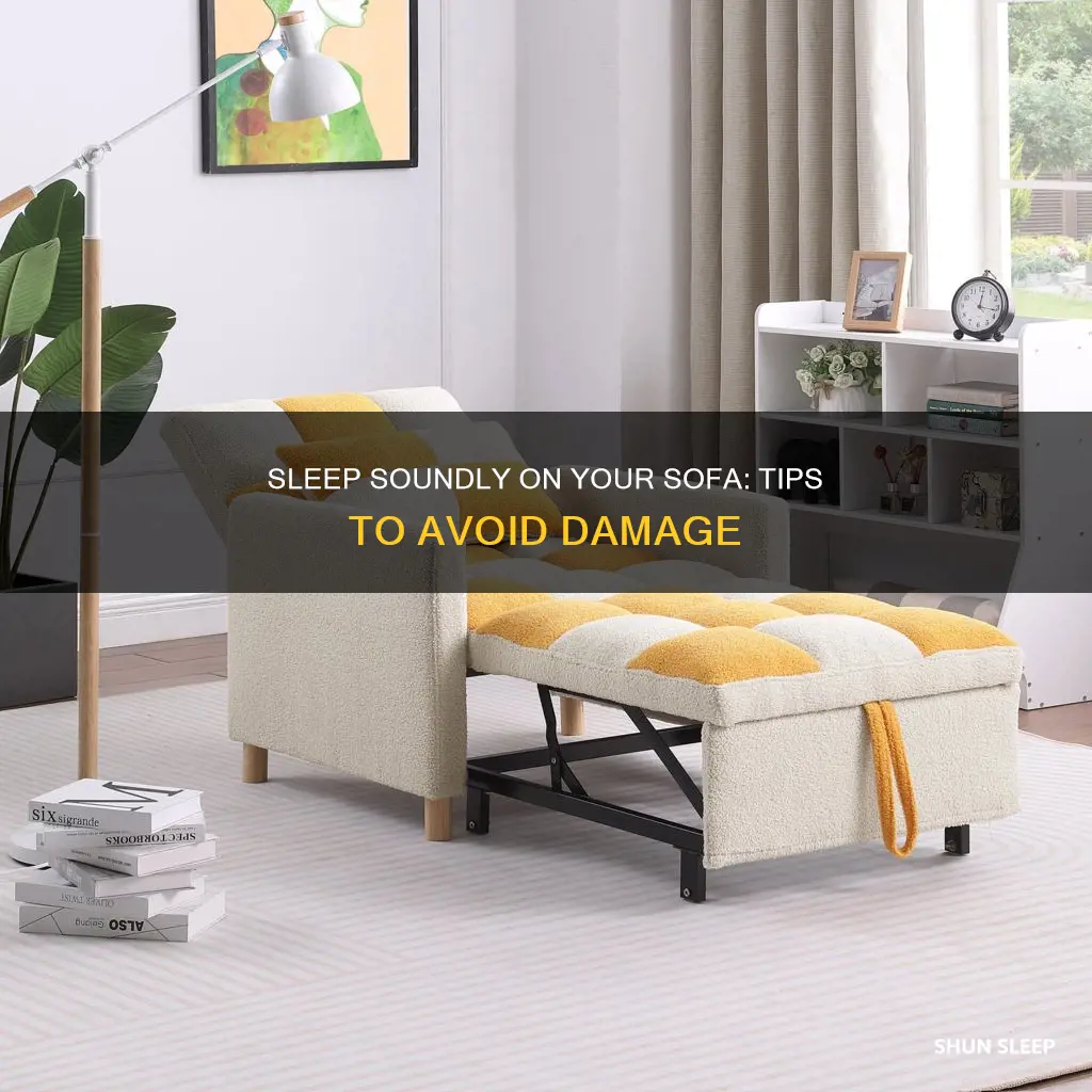 how to sleep on sofa without ruining them