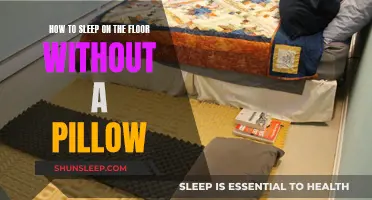Floor Sleeping: Pillow-Free Comfort