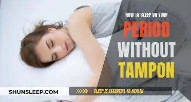 Comfortable Sleep During Periods Without Using Tampons