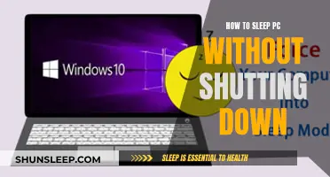PC Sleep Mode: No Shutdown Required