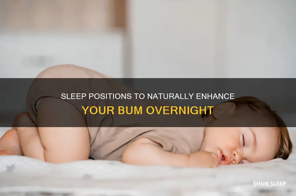 how to sleep to get a bigger bum