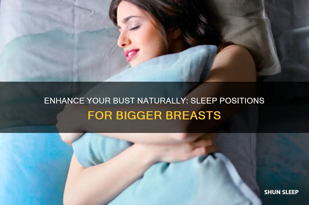 how to sleep to get bigger breast