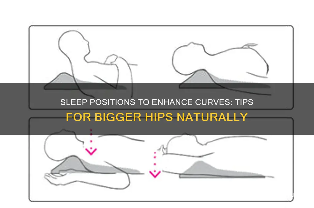 how to sleep to get bigger hips