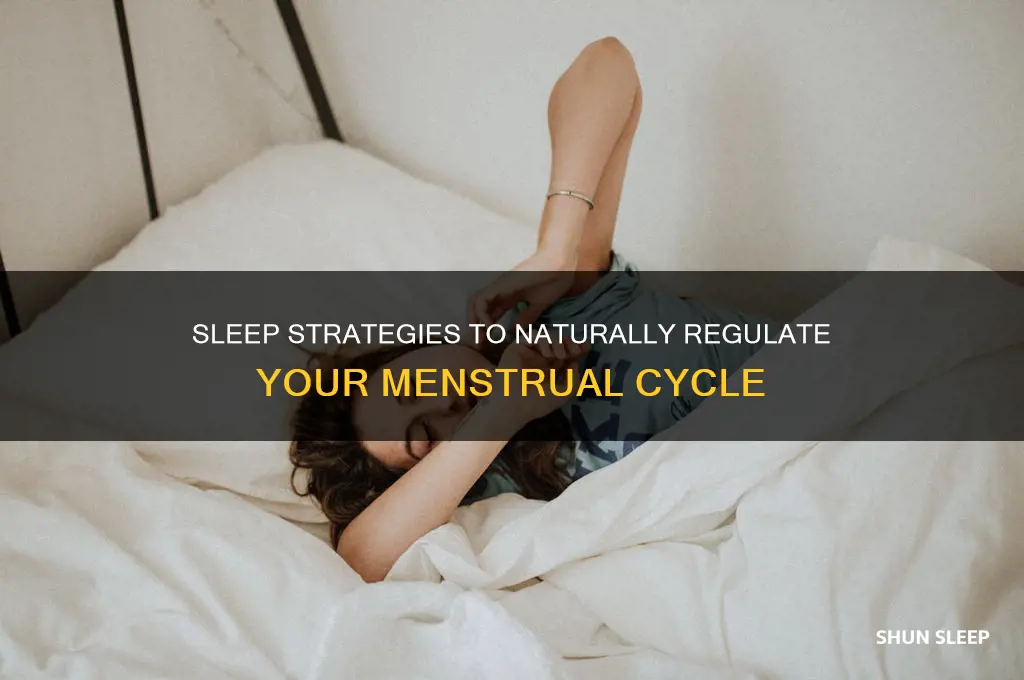 how to sleep to get periods