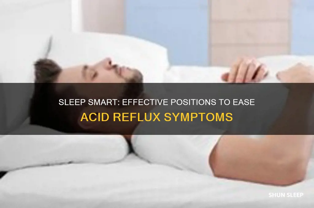 how to sleep to get rid of acid reflux