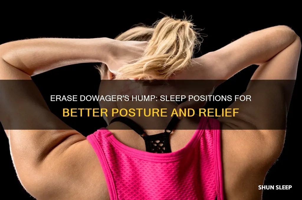 how to sleep to get rid of dowager