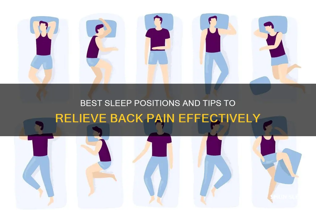 how to sleep to help back pain
