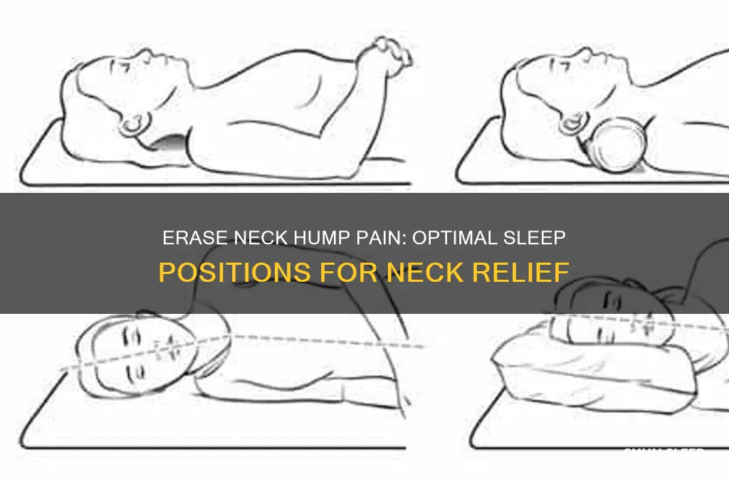 how to sleep to help neck hump