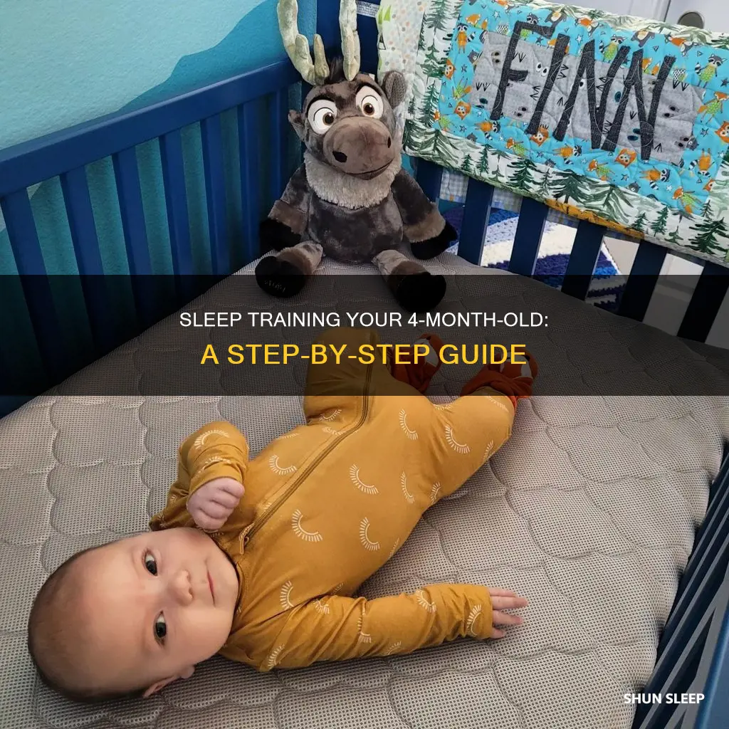 how to sleep train 4 month old