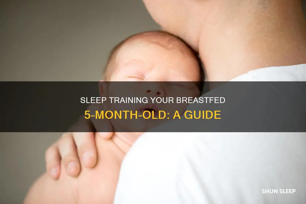 how to sleep train a breastfed 5 month old