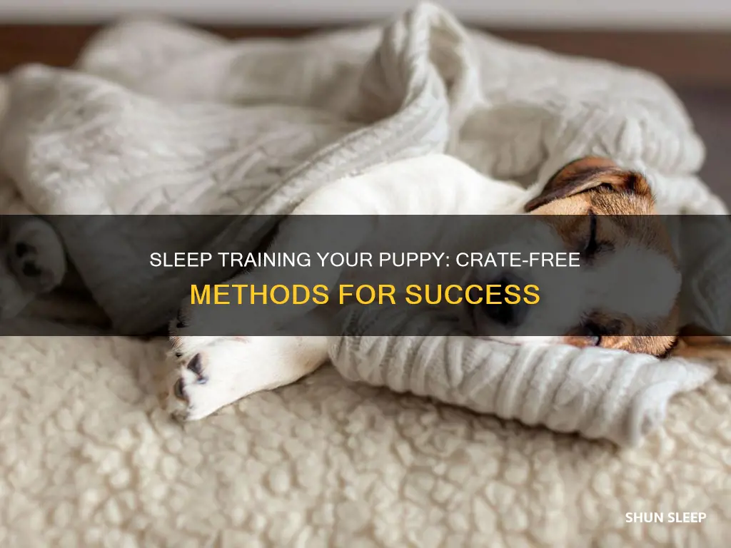 how to sleep train a puppy without a crate